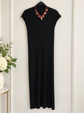 DELUC ACONITUM KNIT MAXI DRESS
